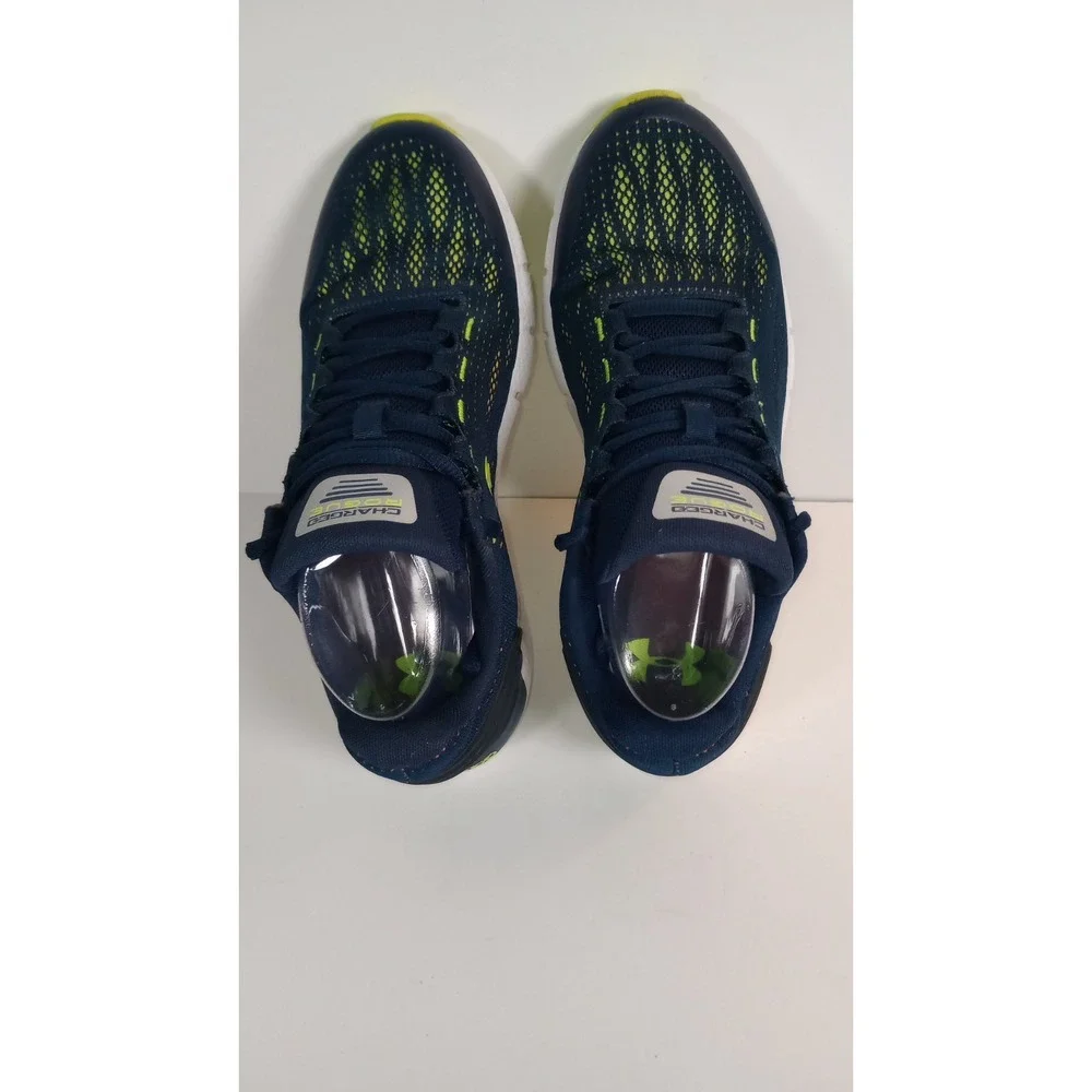 Under Armour Charged Rogue Blue Green Shoes 3021612-401 Womens 8.5 Youth 7Y